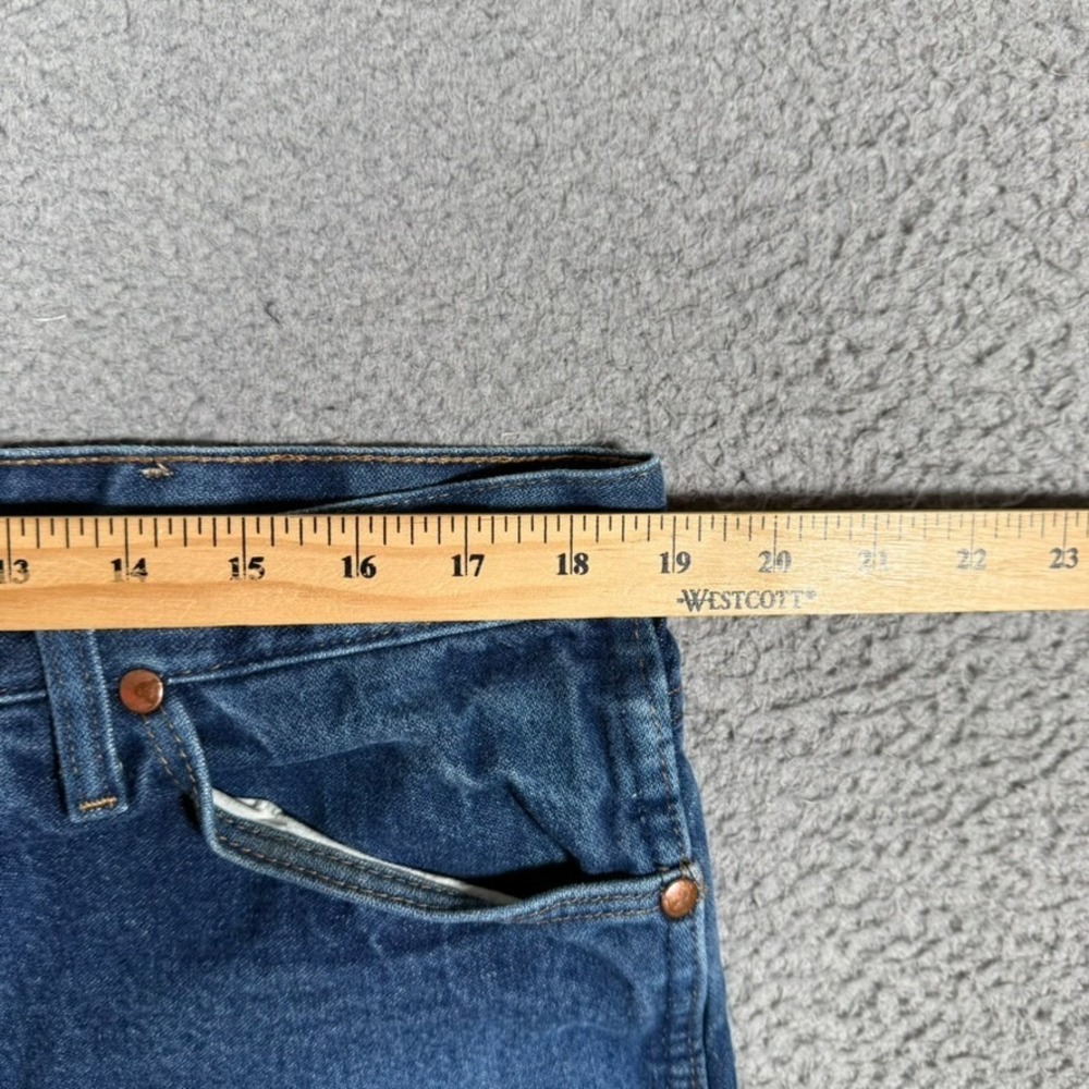 Vintage Wrangler Jeans Mens 36x30 Blue 936DEN Cowboy Cut Denim Casual Preppy - Picture 6 of 11